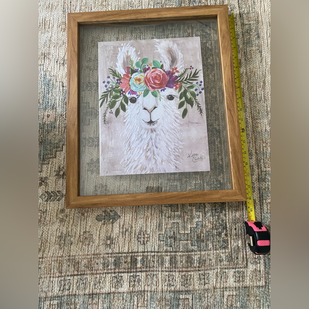 Framed Llama Graphic - Picture 4 of 7